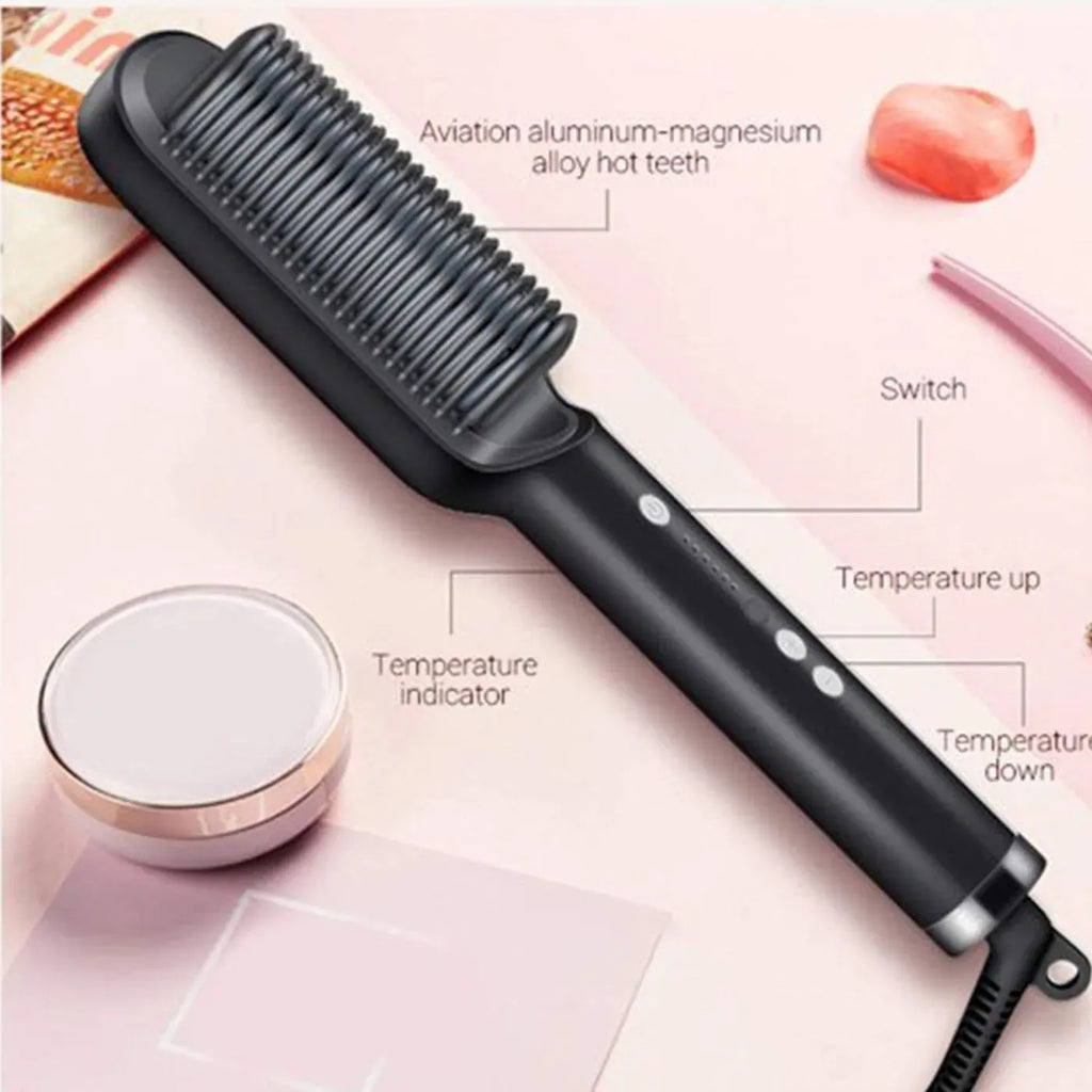 Electric Professional Hair Straightning Brush